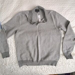 J. Crew men’s Cashmere collared sweater-polo